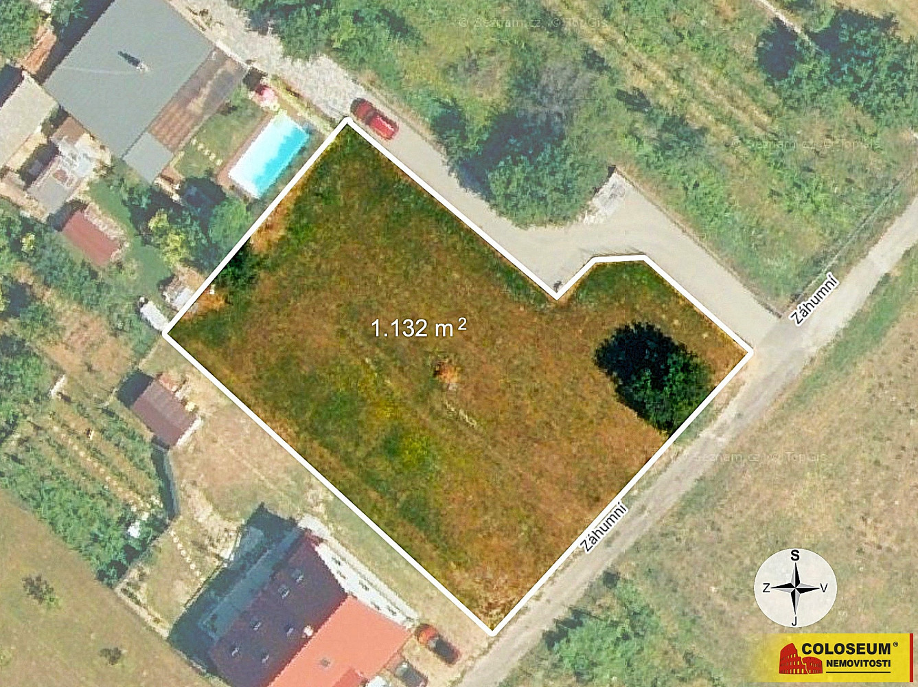 Prodej stavebního pozemku 1 132 m²