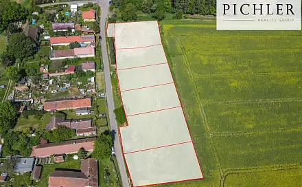 Prodej stavebního pozemku 1 405 m², Přestavlky, okres Plzeň-Jih