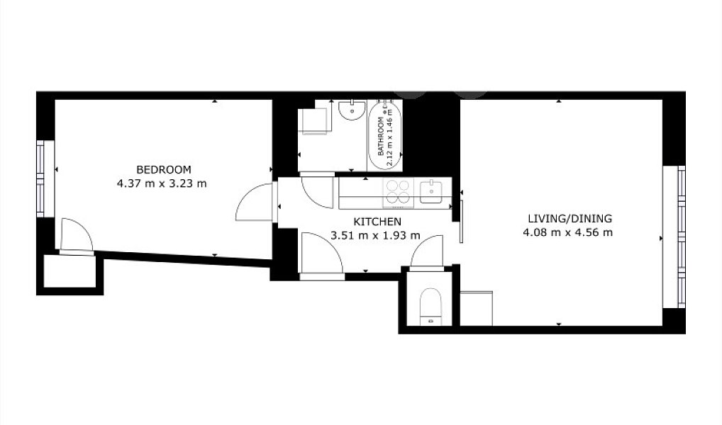 Prodej bytu 2+kk 49 m², Praha – náhled fotky 14