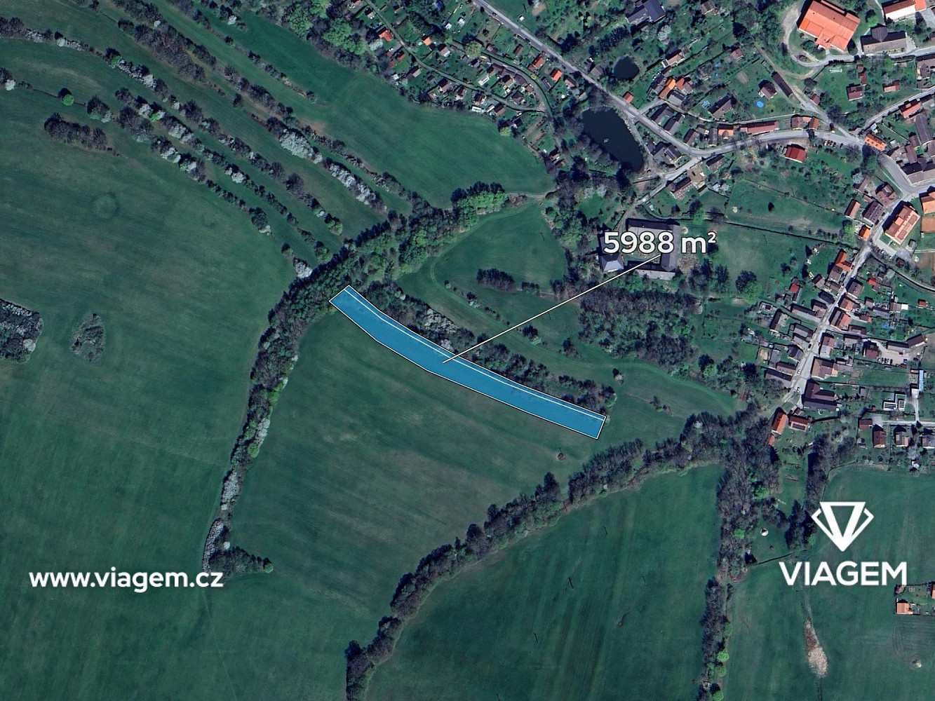 Prodej pole 998 m² – fotografie 2