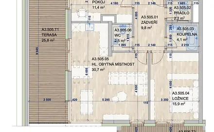 Prodej bytu 3+kk 113 m², Komárovská, Brno - Komárov