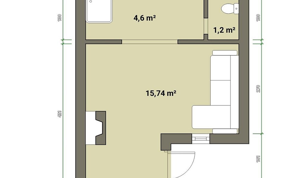Prodej chaty/chalupy 20 m² s pozemkem 126 m², Mariánské Lázně – náhled fotky 7