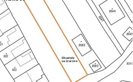 Prodej stavebního pozemku 2 167 m², Rousínov, okres Vyškov