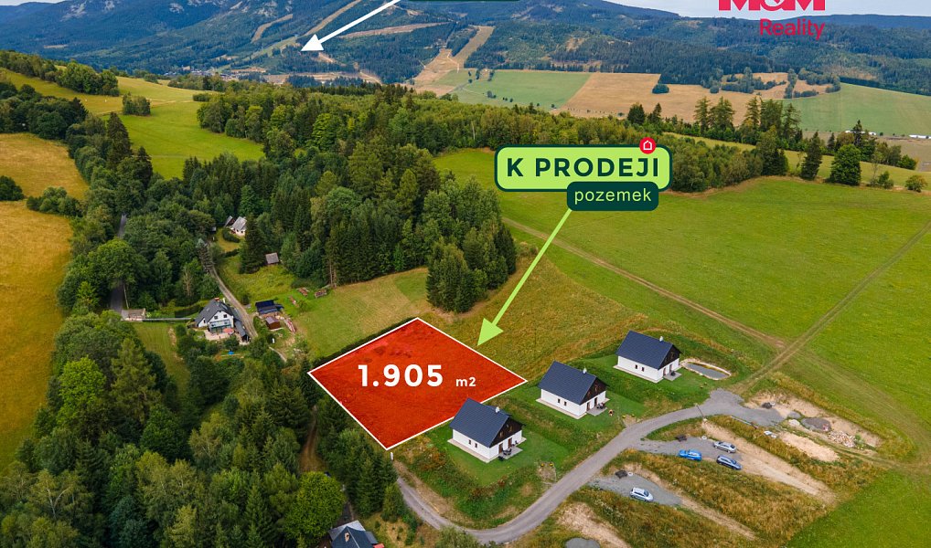Prodej stavebního pozemku 1 905 m², Králíky – náhled fotky 3