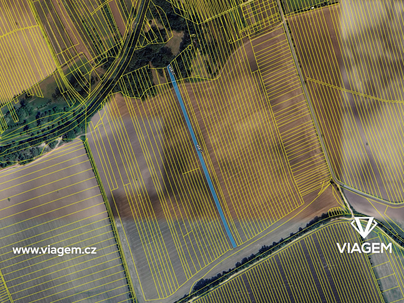 Pole 4 710 m², Podíl 25 % o výměře 1 178 m² – pohled 4