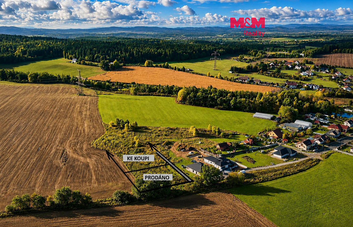 Prodej stavebního pozemku 1 000 m²
