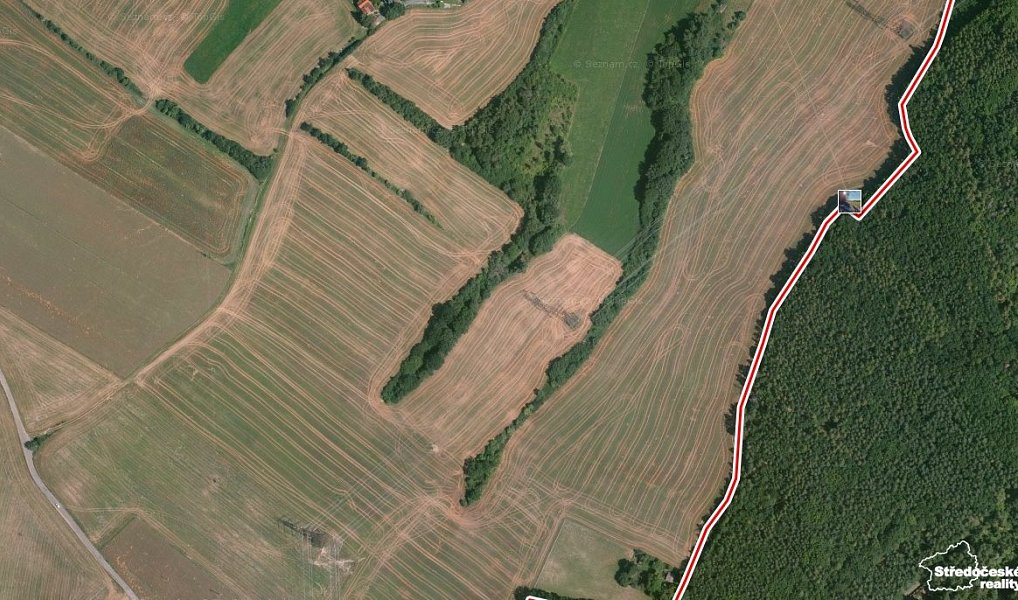 Prodej pole 11 541 m², Hvozdnice – náhled fotky 2