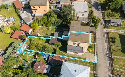 Prodej domu 73 m² s pozemkem 317 m², Letiště, Otrokovice, okres Zlín