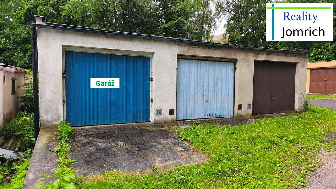 Prodej zděné garáže v liberci, králův háj, ulice kunratická.
