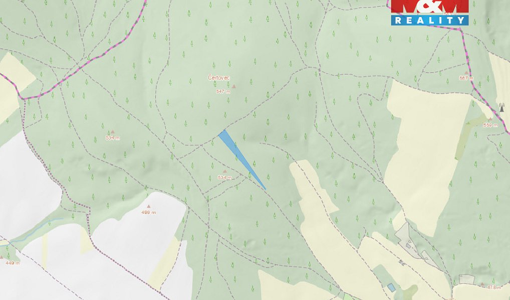 Prodej lesa 5 370 m², Vanovice – náhled fotky 2
