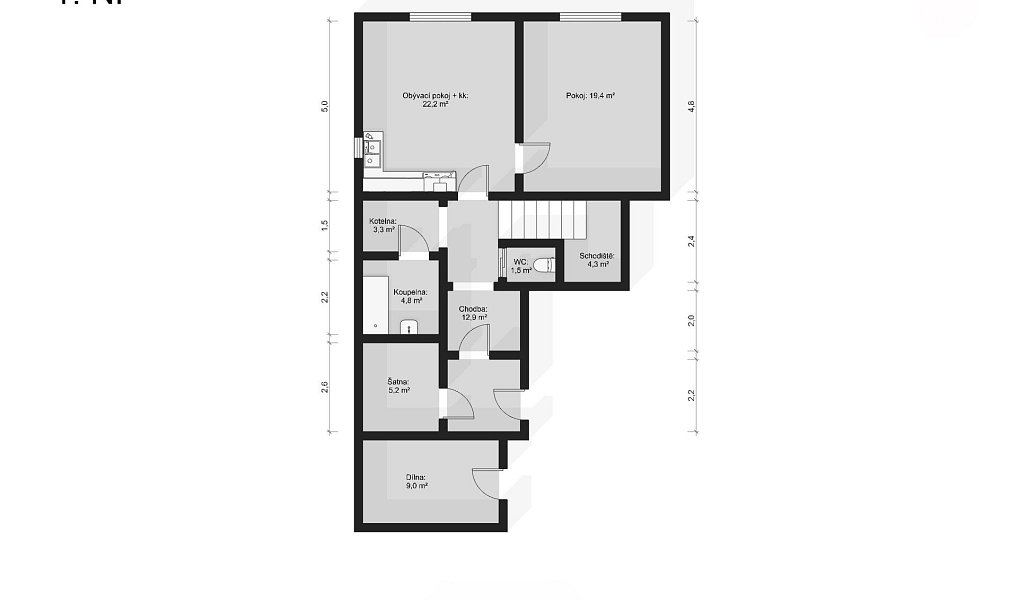 Prodej domu 153 m² s pozemkem 347 m², Libiš – náhled fotky 12
