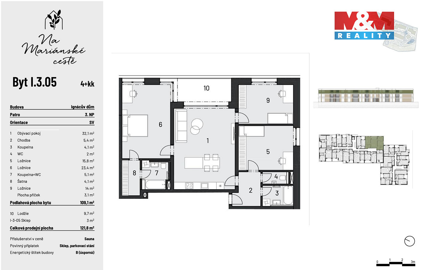 Prodej bytu 4+kk 109 m² – fotografie 3