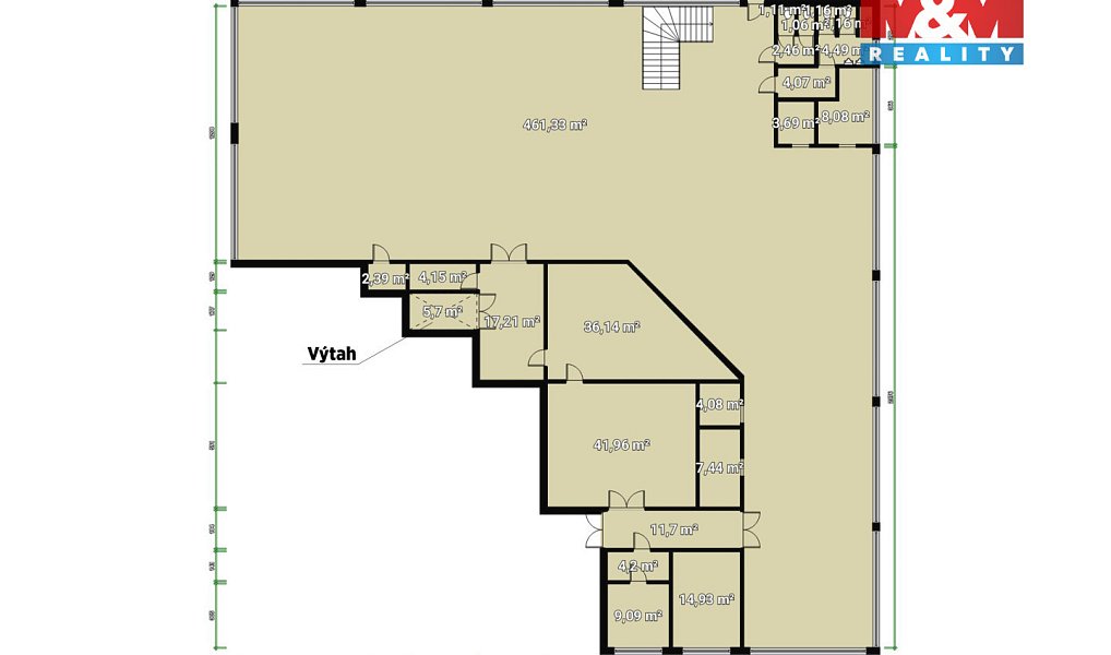 Pronájem výrobních prostor 641 m², Plzeň – náhled fotky 3