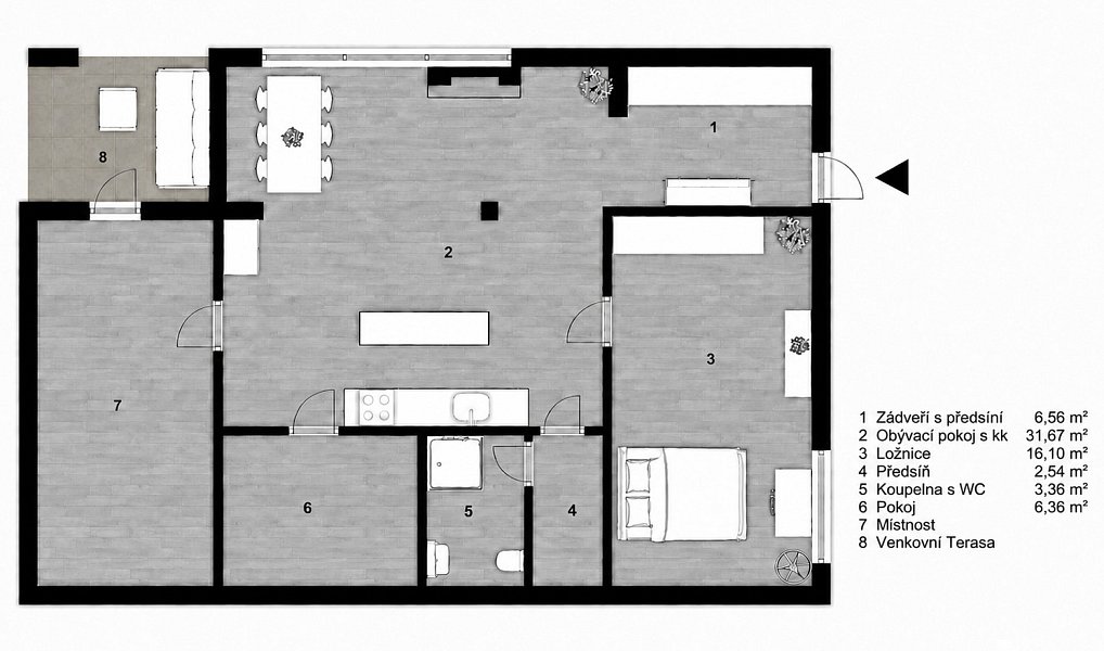 Prodej domu 83 m² s pozemkem 963 m², Bubovice – náhled fotky 7