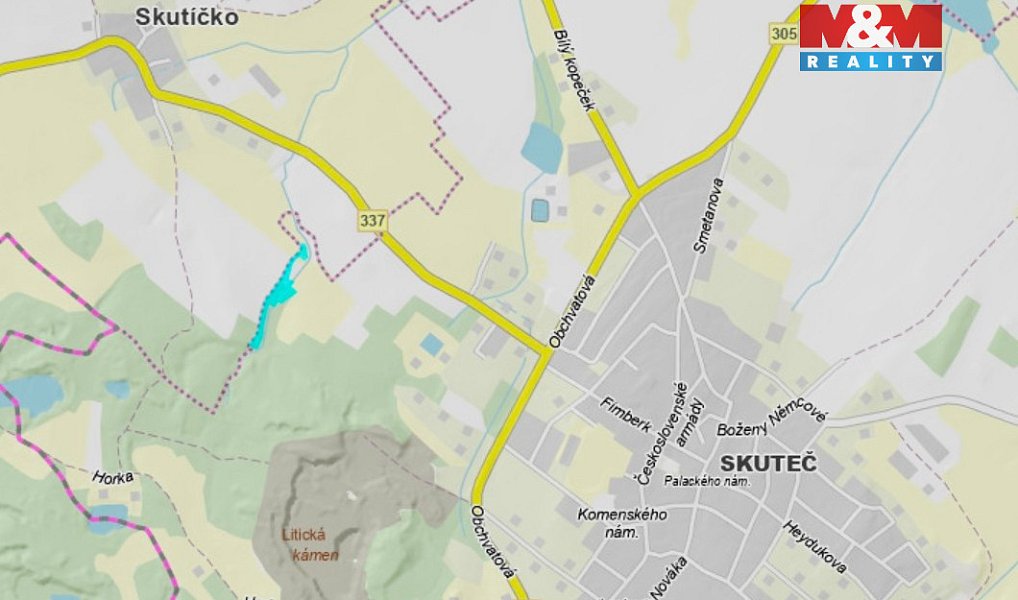 Prodej louky 4 884 m², Skuteč – náhled fotky 5