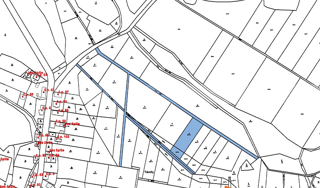 Prodej pozemku 8 231 m², Oselce – náhled fotky 2