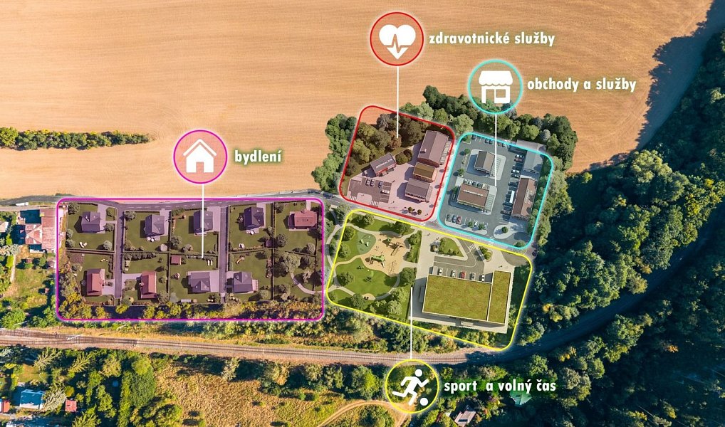 Prodej stavebního pozemku 24 219 m², Čisovice – náhled fotky 3