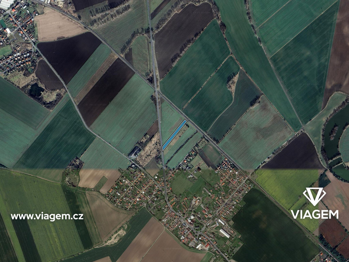 Prodej stavebního pozemku 2 784 m² – pohled 4