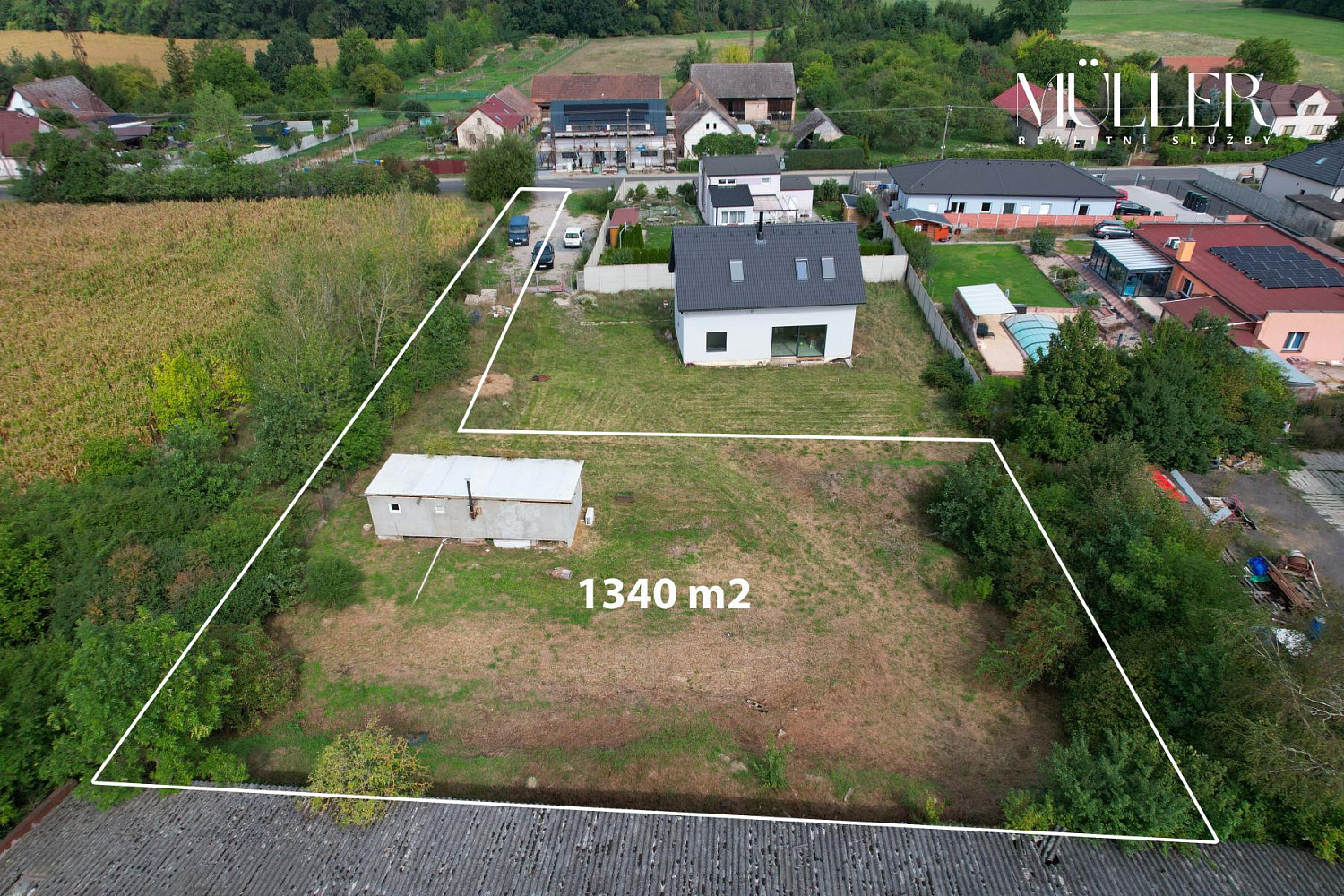 Prodej stavebního pozemku 1 340 m² – fotografie 3