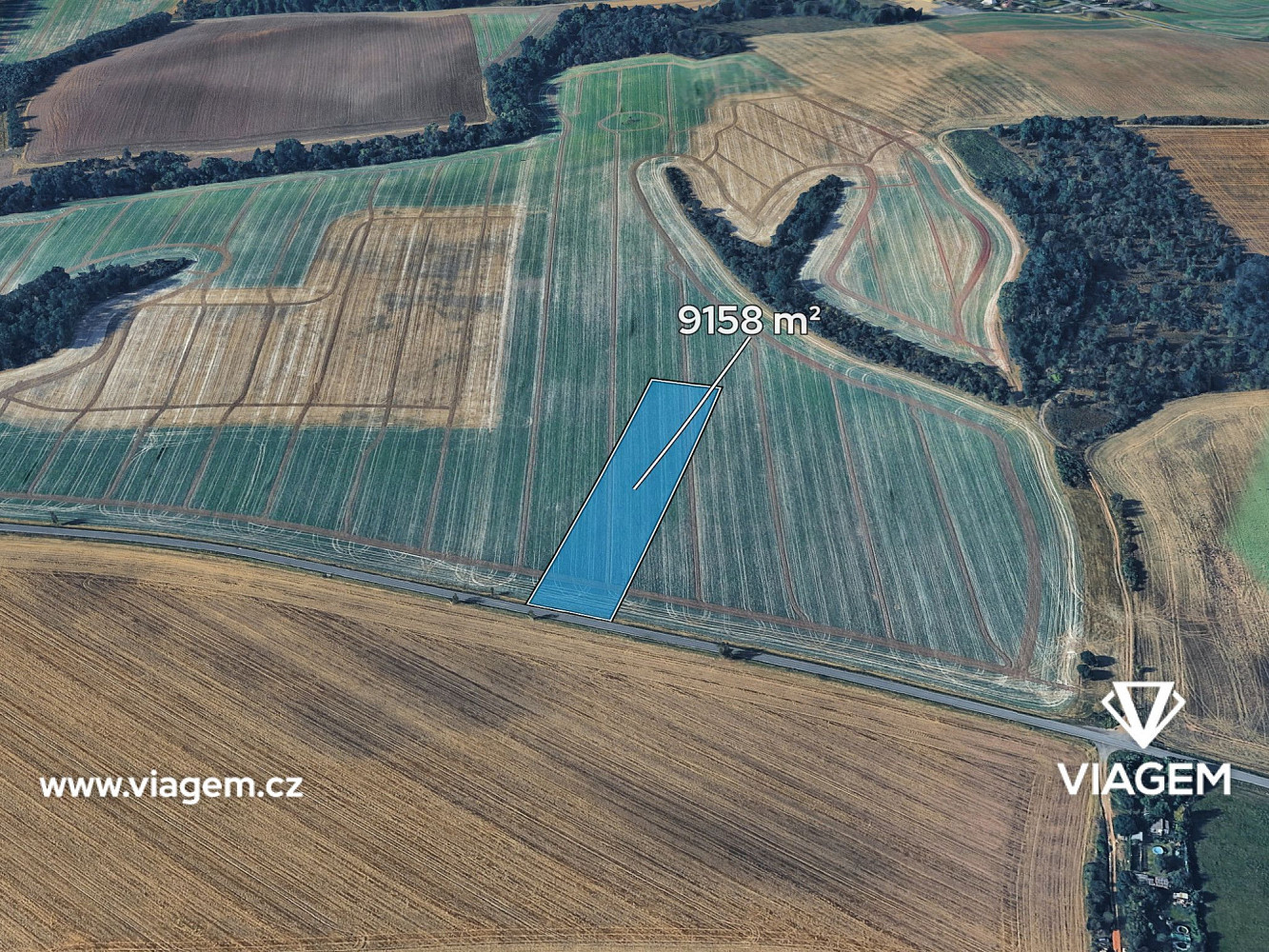 Prodej pole 1 831 m²