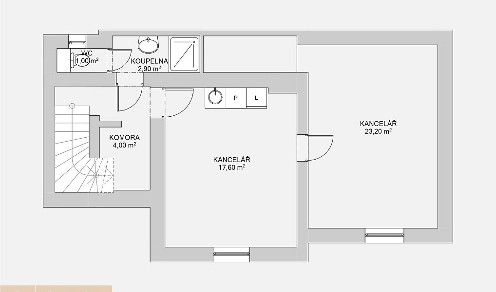 Prodej bytu 2+kk 48 m², Praha – náhled fotky 3