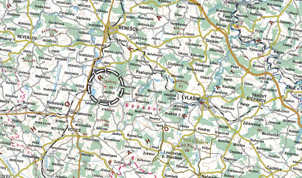 Prodej pole 7 748 m², Bystřice – náhled fotky 3
