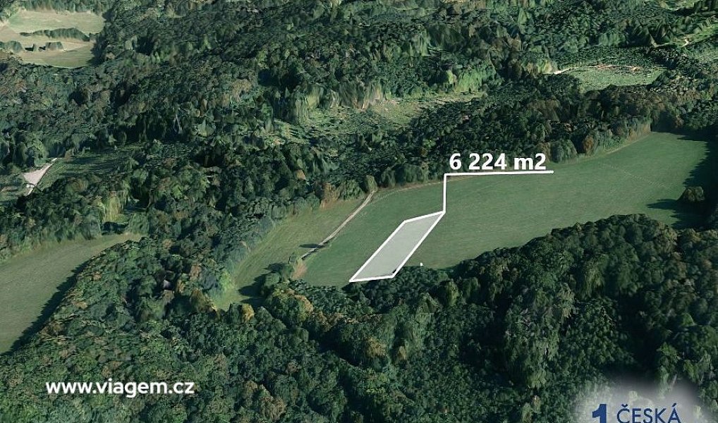 Prodej pole 972 m², Životice u Nového Jičína – náhled fotky 2
