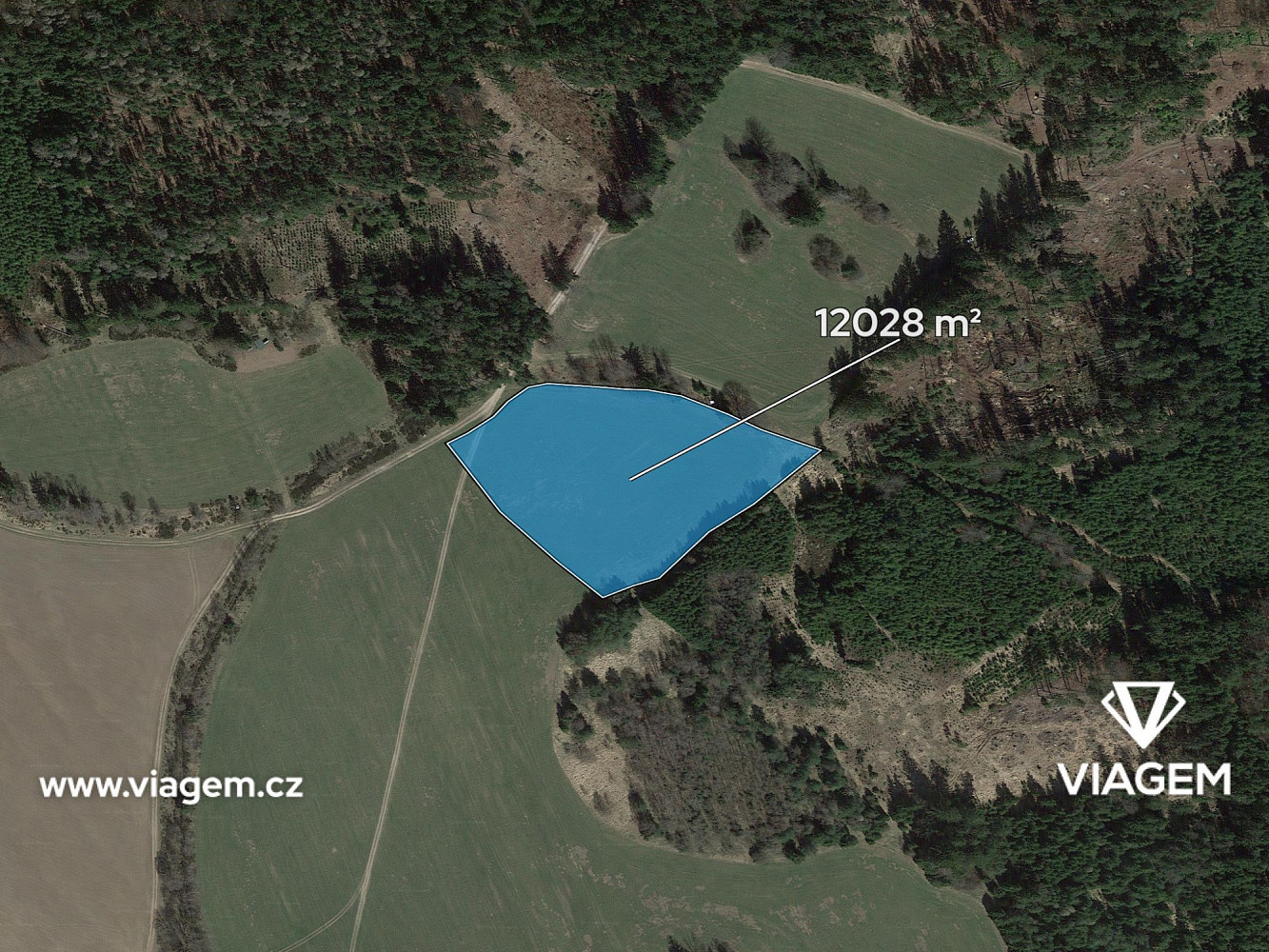 Prodej pole 12 028 m² – fotografie 2