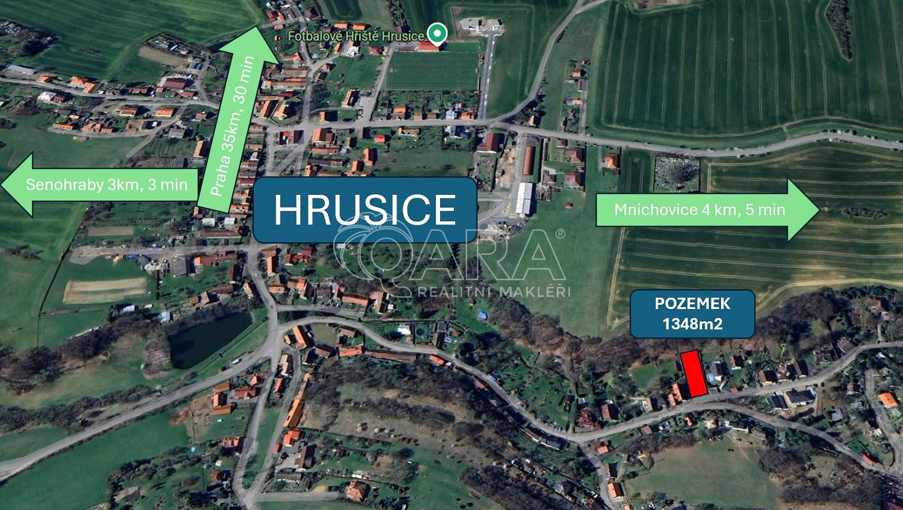 Prodej stavebního pozemku 1 348 m² – fotografie 5