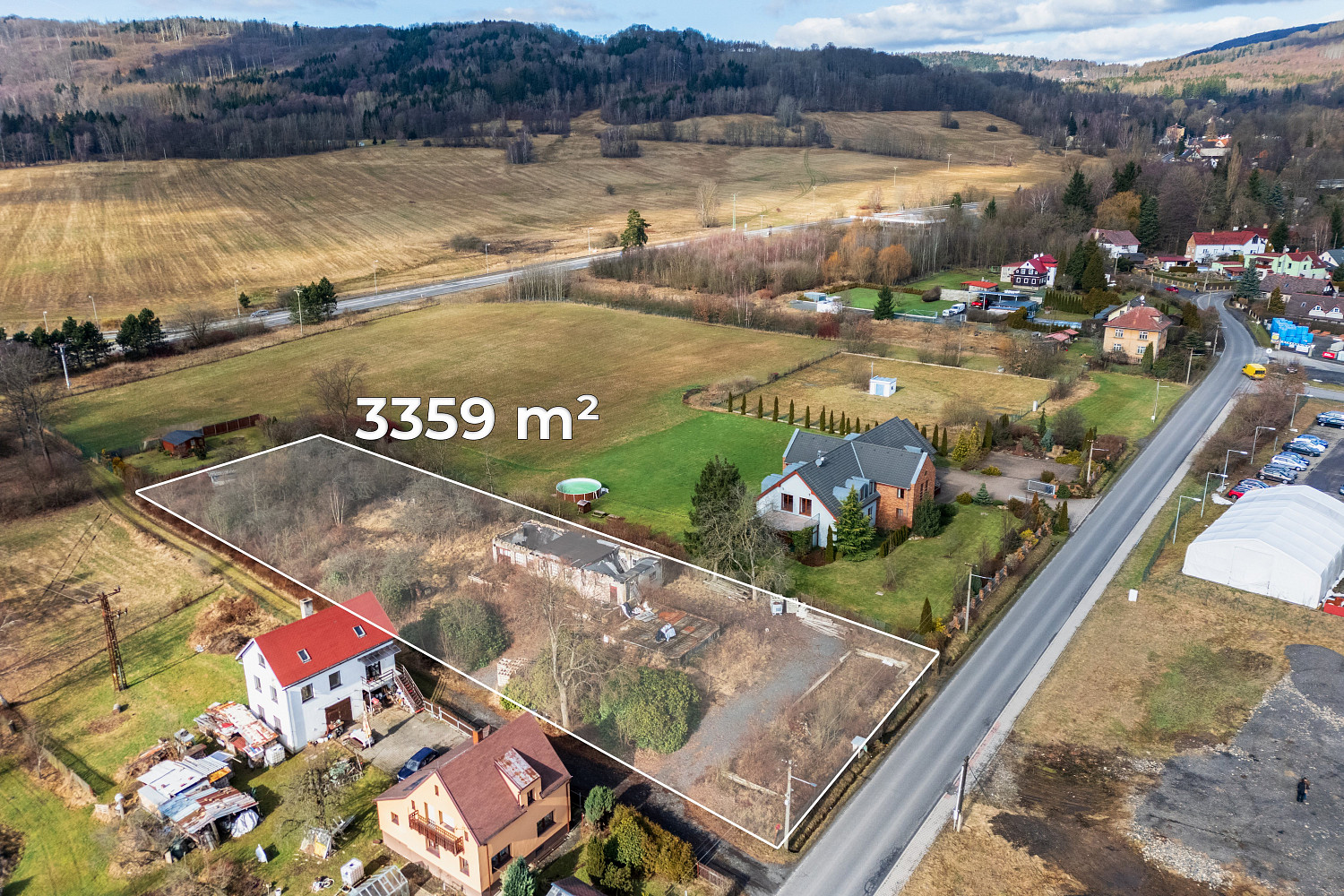 Prodej stavebního pozemku 3 359 m² – fotografie 4