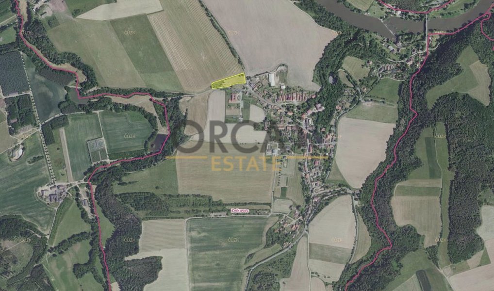 Prodej pozemku 1 587 m², Zvíkovec – náhled fotky 2