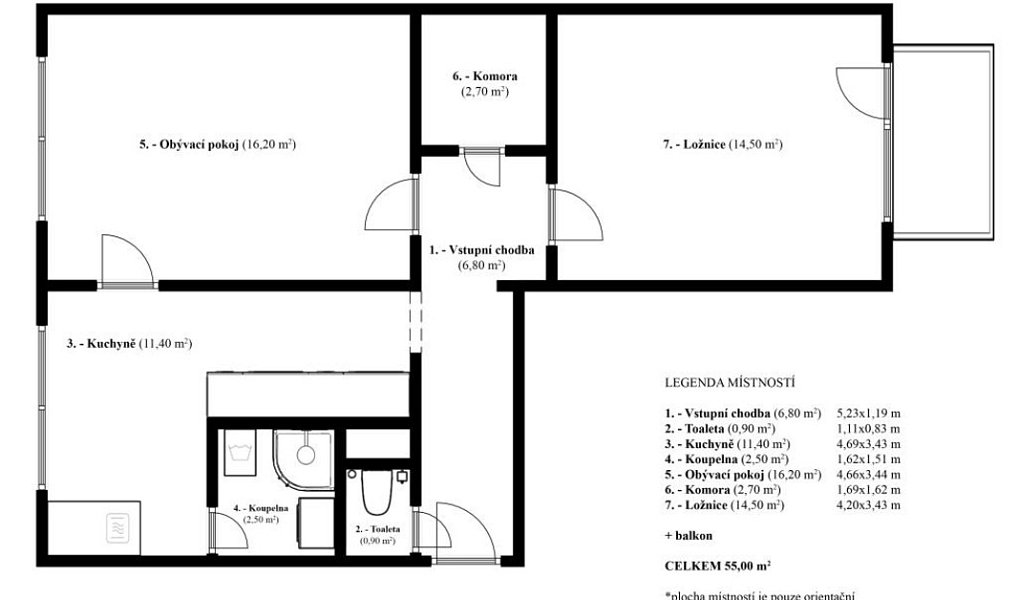 Prodej bytu 2+1 59 m², Postřelmov – náhled fotky 14
