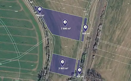 Prodej pole 2 187 m², Zdounky, okres Kroměříž