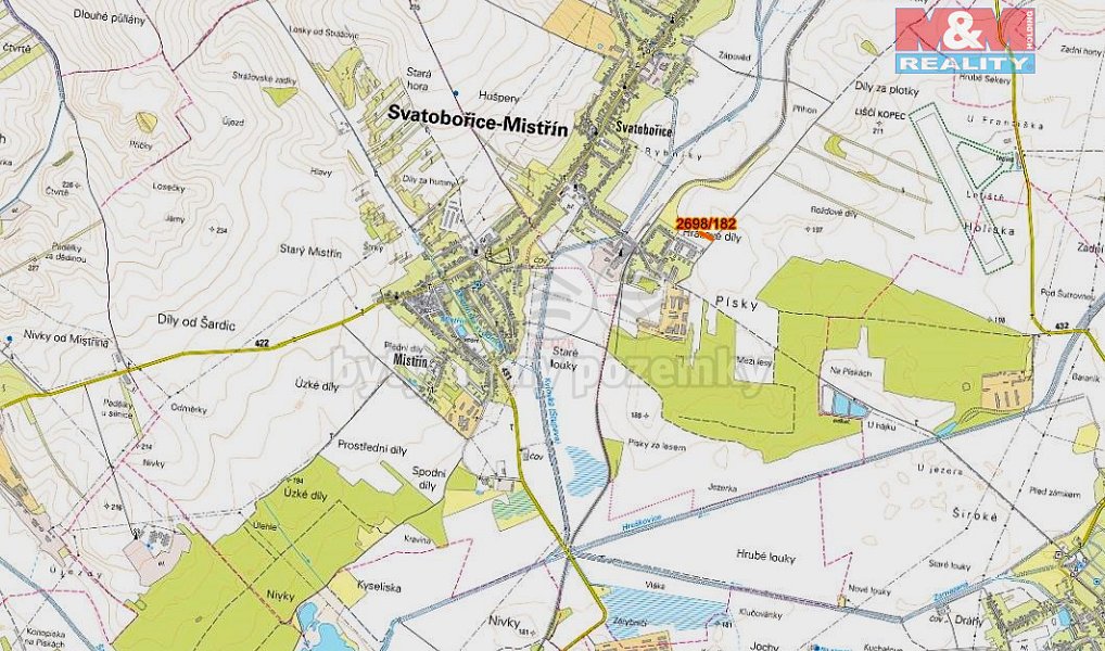 Prodej pole 46 m², Svatobořice-Mistřín – náhled fotky 2