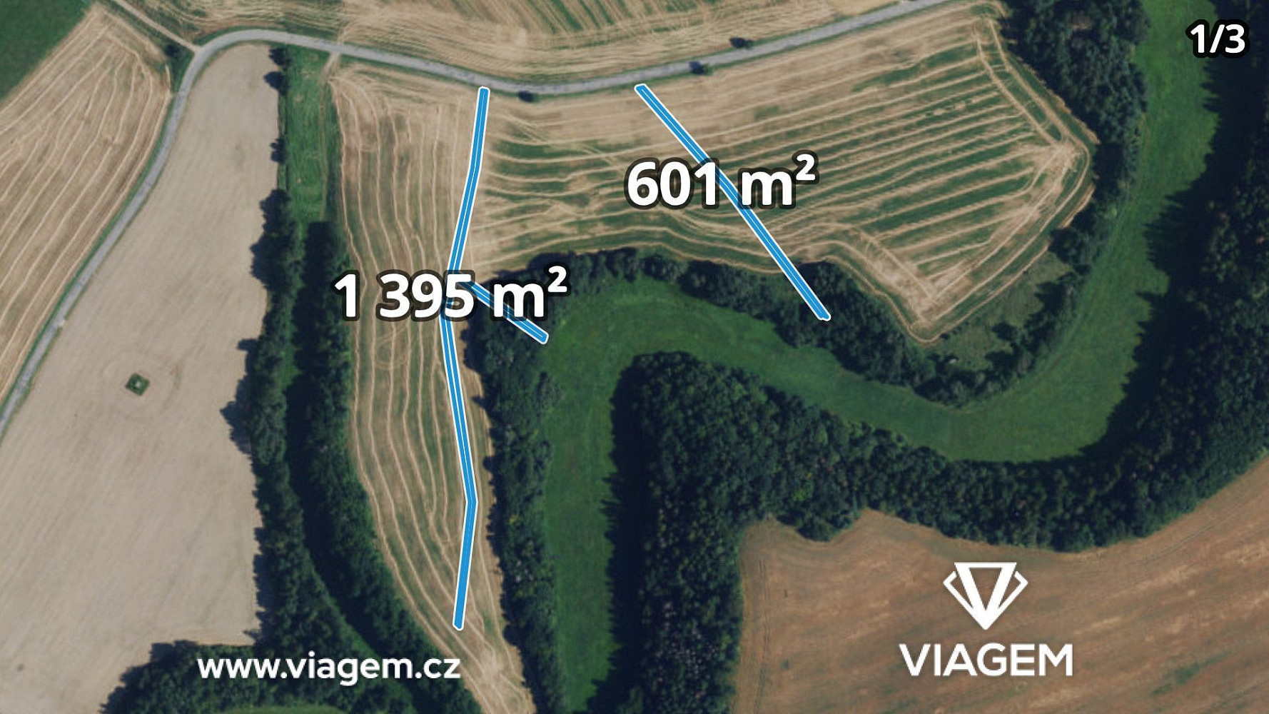 Prodej pole 1 312 m²