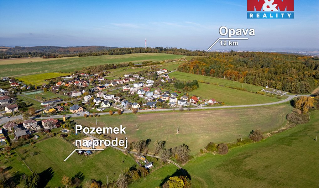 Prodej stavebního pozemku 3 982 m², Hlubočec – náhled fotky 4