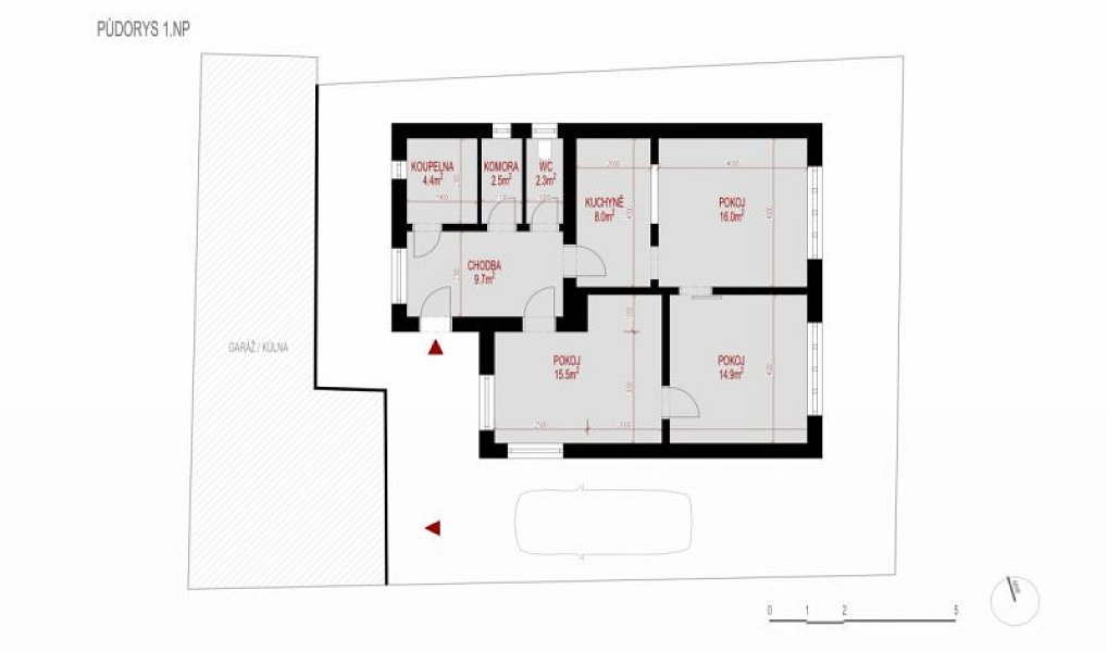 Prodej domu 75 m² s pozemkem 447 m², Holice – náhled fotky 2