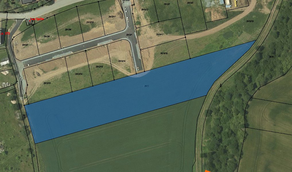 Prodej stavebního pozemku 83 m², Bořitov – fotka 1 z 3