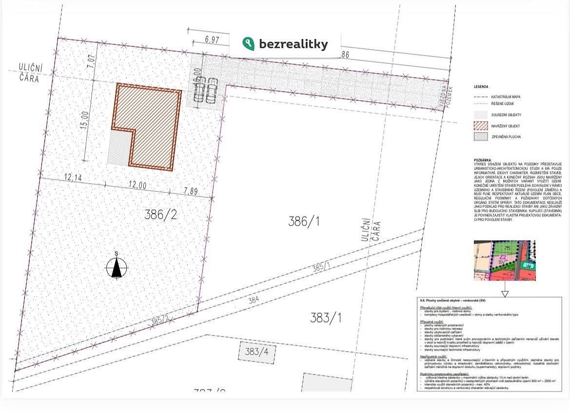 Prodej stavebního pozemku 1 981 m²