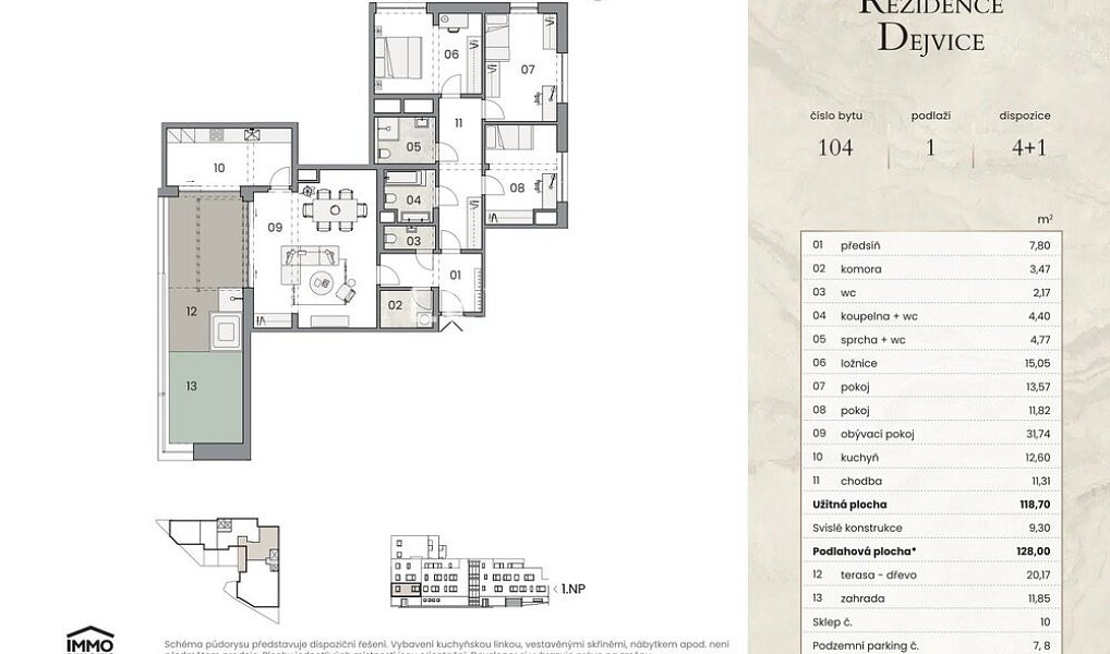 Prodej bytu 4+1 128 m², Praha – náhled fotky 9