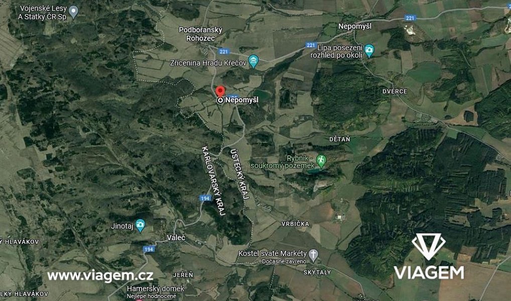 Prodej stavebního pozemku 409 m², Nepomyšl – náhled fotky 4