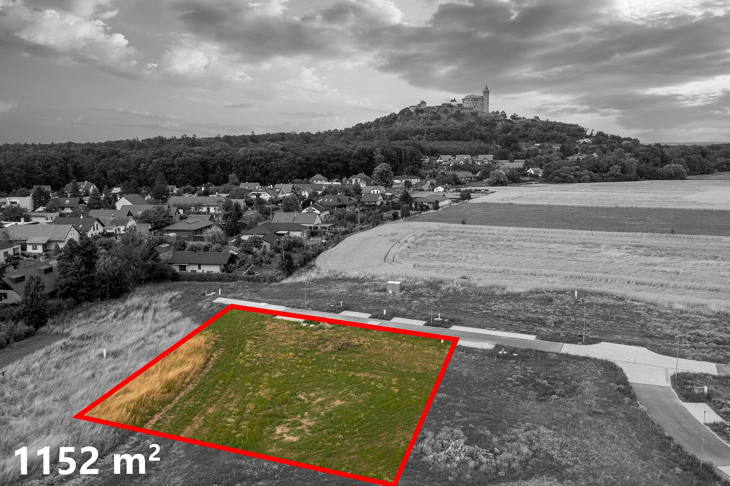 Prodej stavebního pozemku 1 152 m² – fotografie 2
