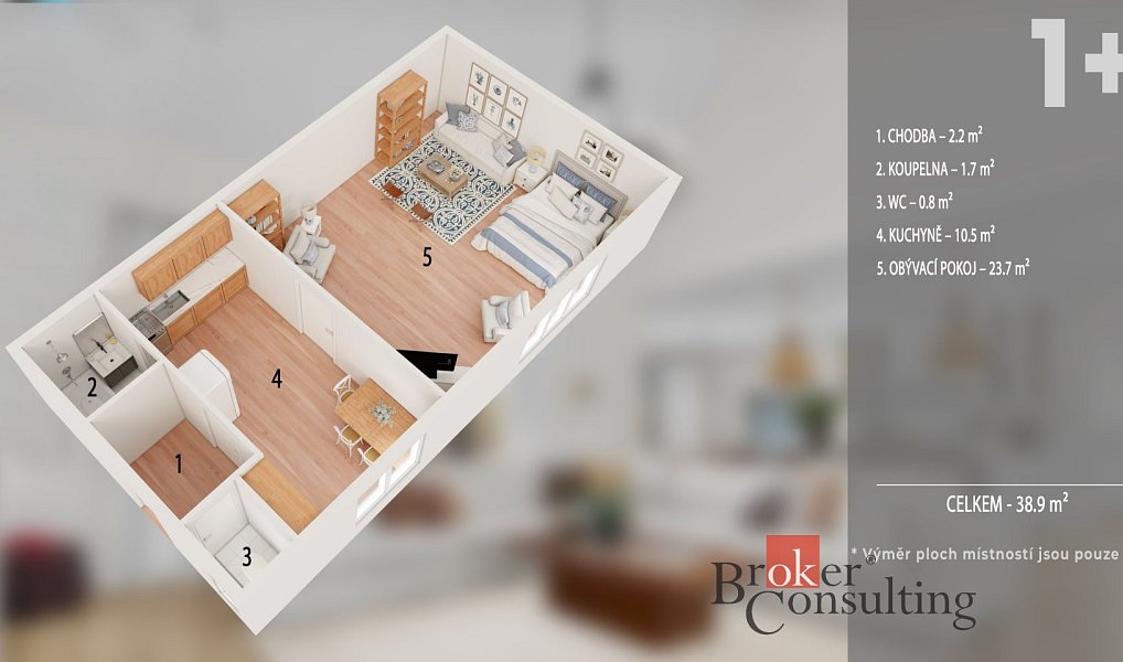Prodej bytu 1+1 35 m², Jihlava – náhled fotky 11