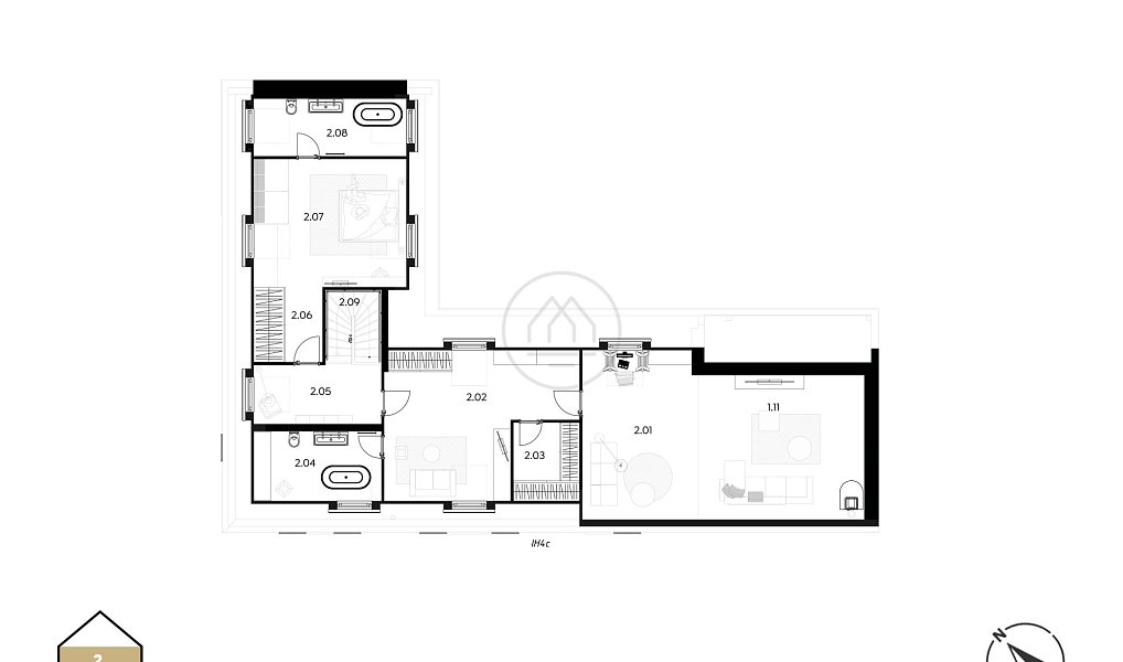 Prodej komerčního pozemku 1 488 m², Frymburk – náhled fotky 12