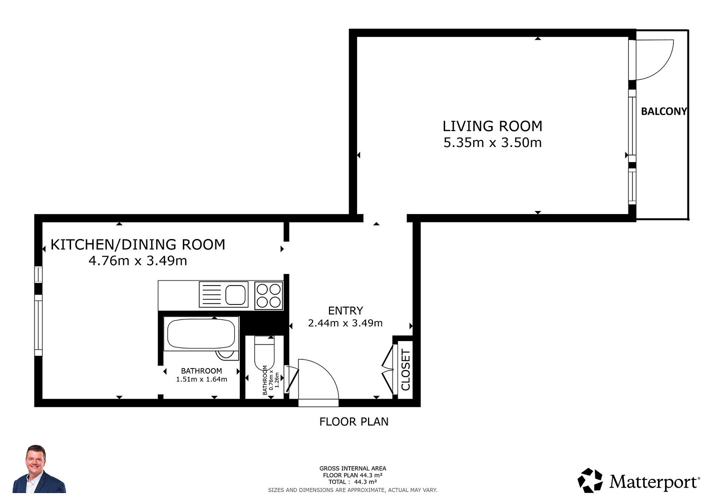 Prodej bytu 1+1 42 m² – fotografie 4