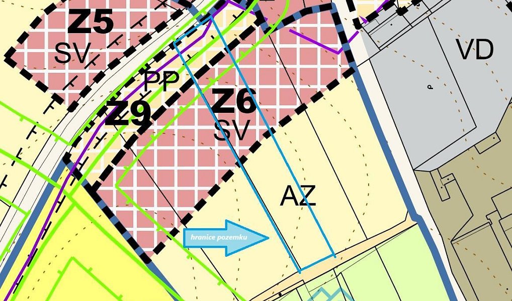 Prodej stavebního pozemku 2 600 m², Ctidružice – náhled fotky 4