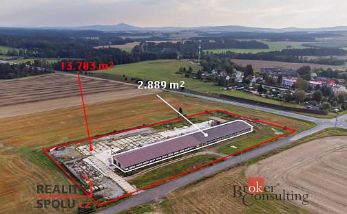 Prodej zemědělského objektu 13 703 m², Kočov, okres Tachov