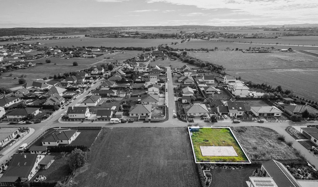 Prodej stavebního pozemku 867 m², Sibřina – náhled fotky 2