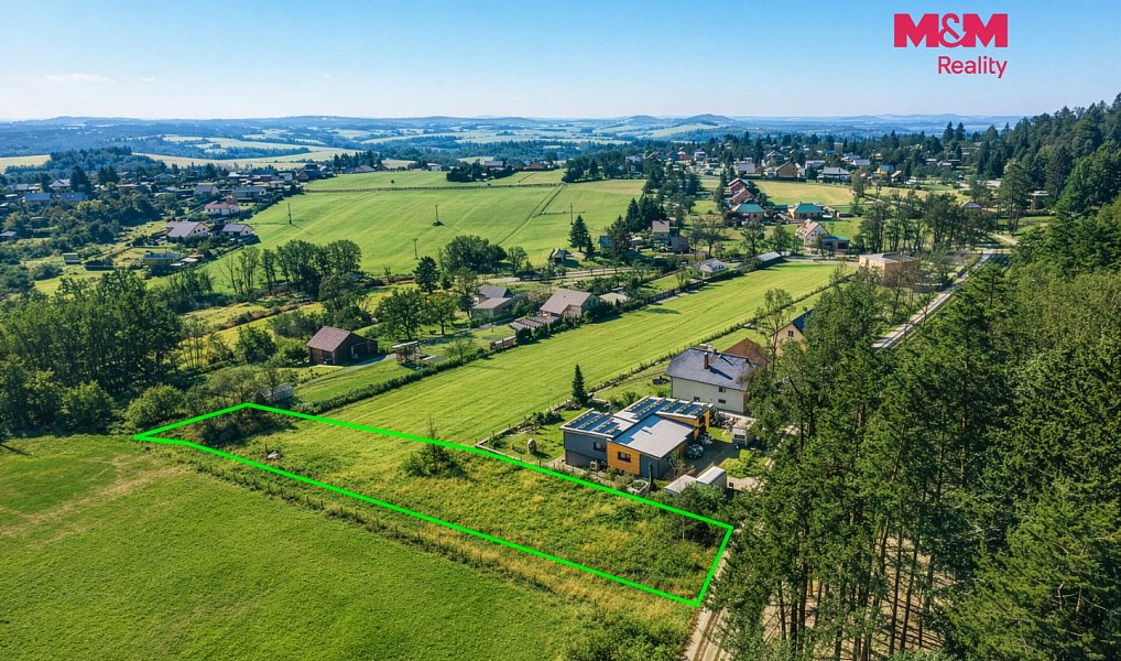 Prodej stavebního pozemku 1 820 m², Ondřejov – náhled fotky 2