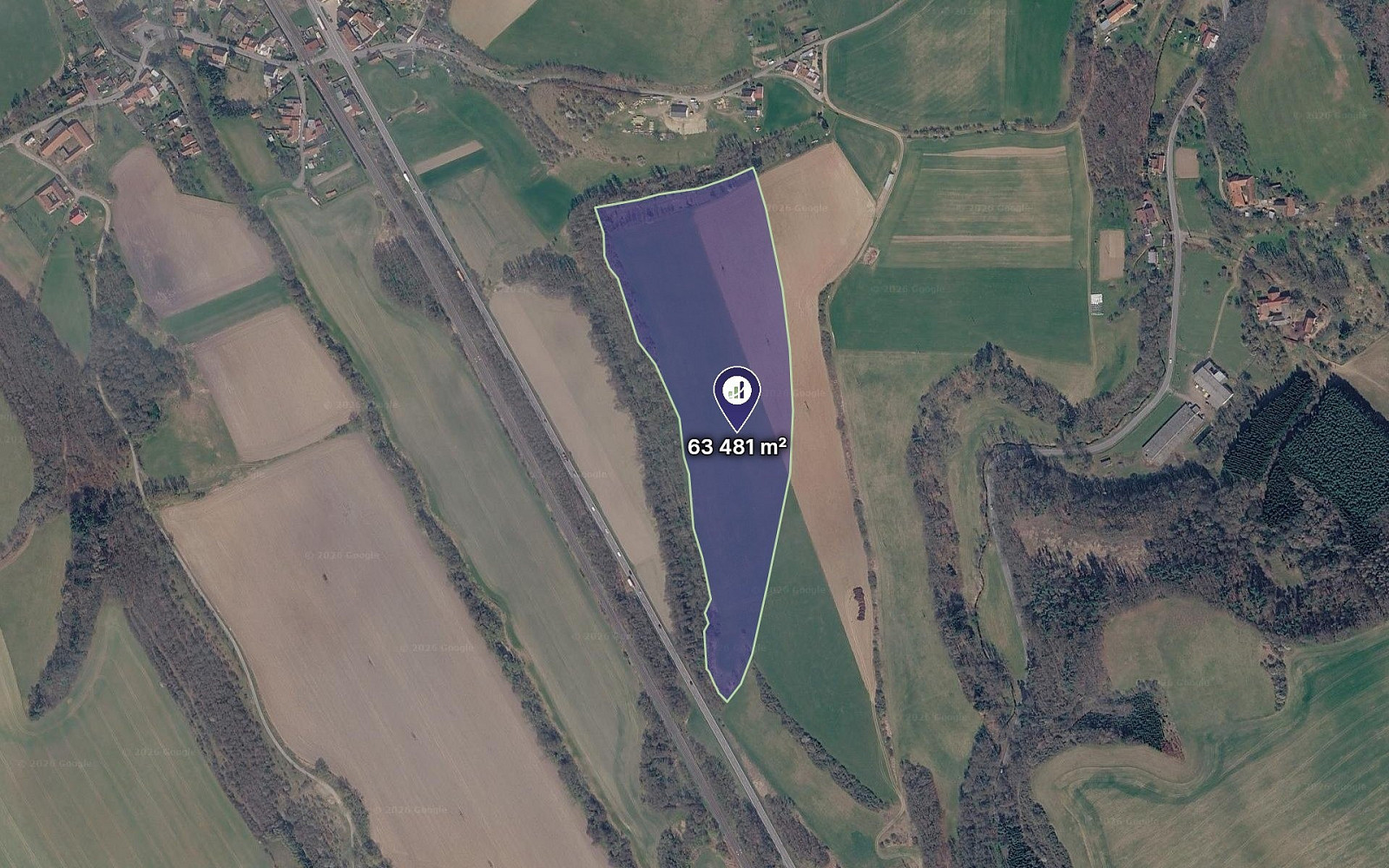 Prodej pole 63 481 m²